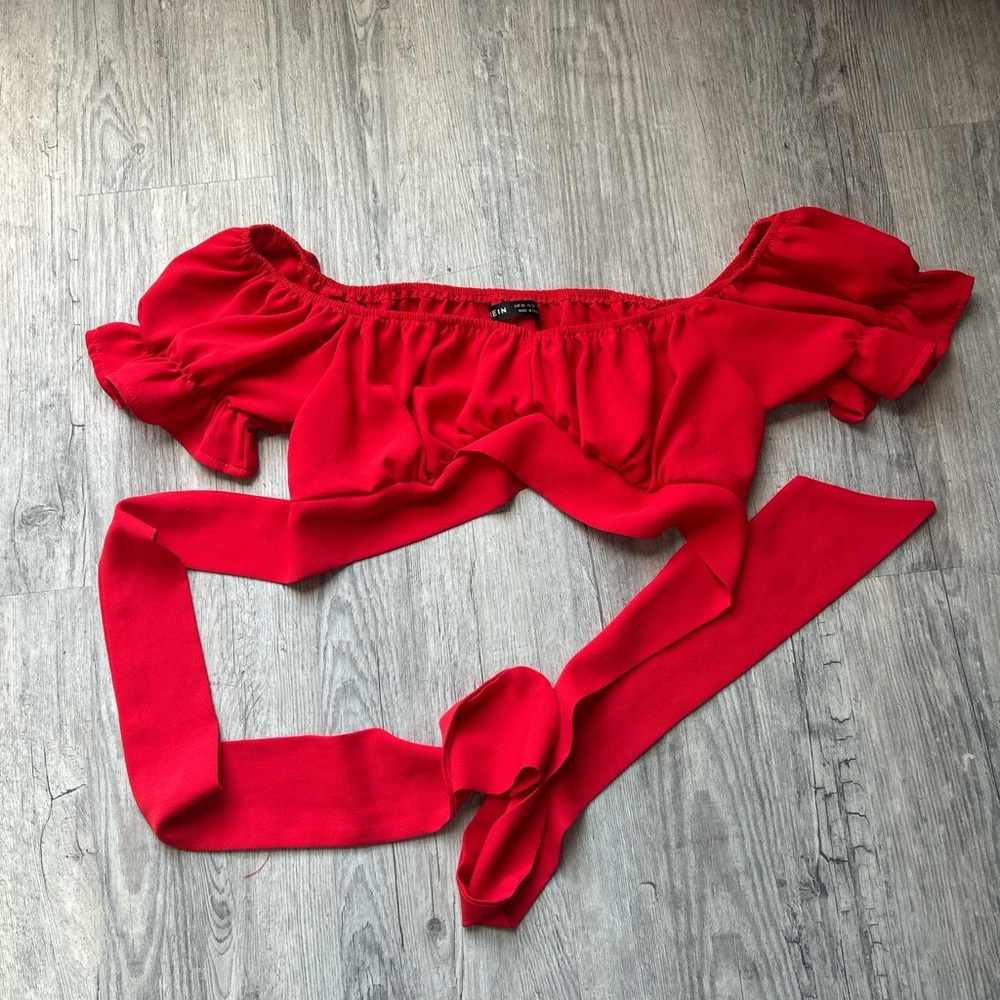 Shein Red Top